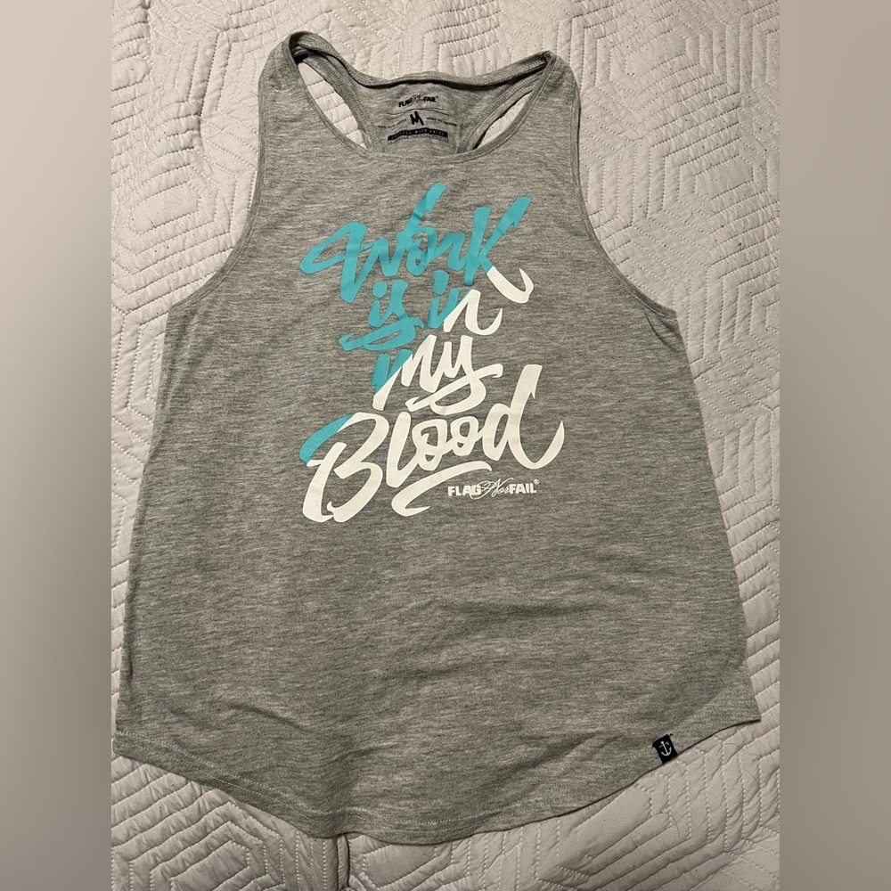 Flag Nor Fail racer back tank